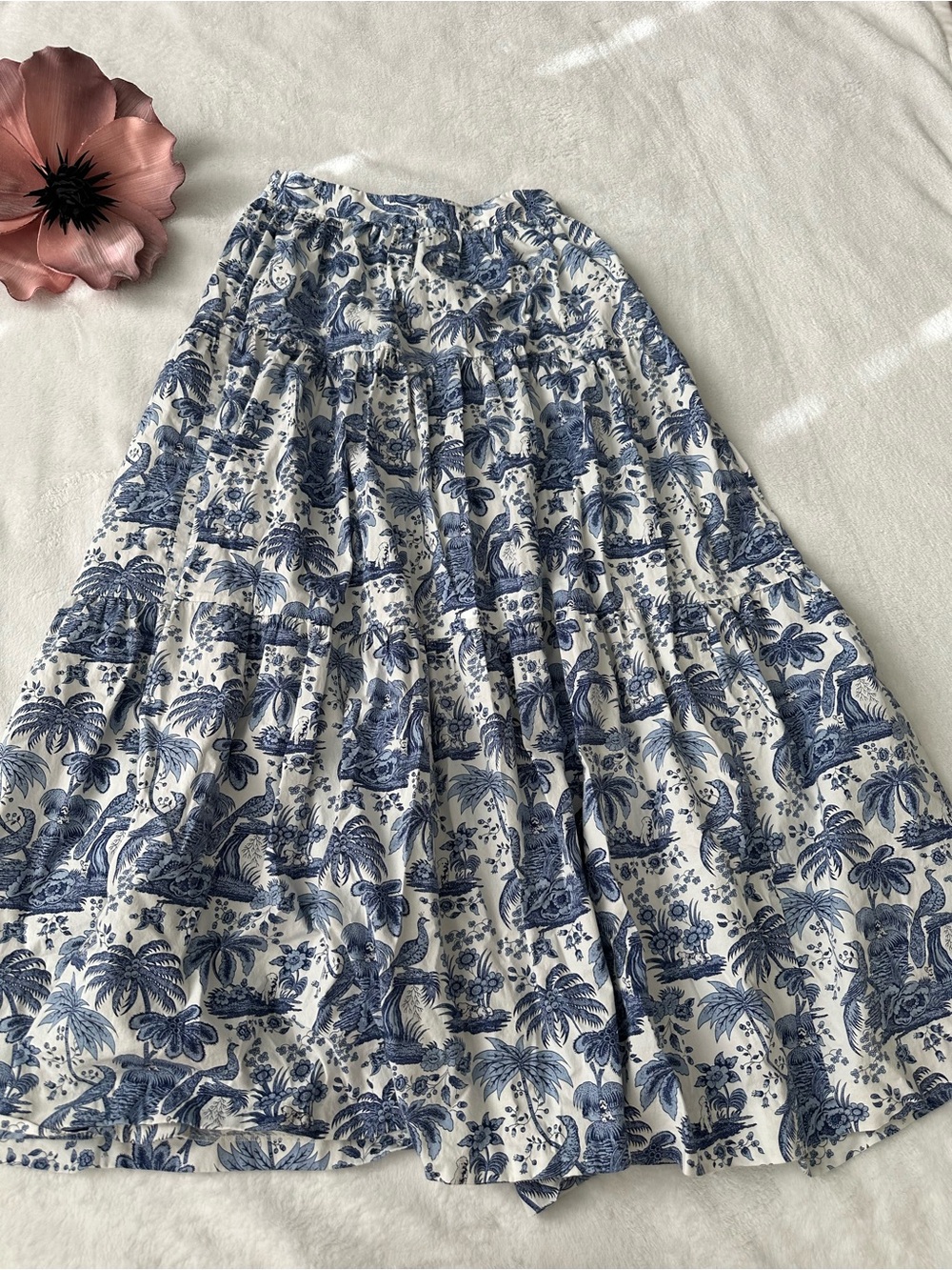 Staud Sea Skirt in Blue Toile size 0 - Picture 3 of 12